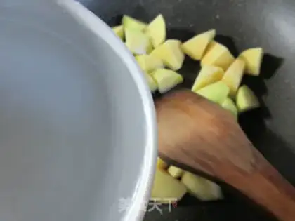 Make Potato fried abalone step 6