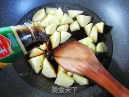 Make Potato fried abalone step 8