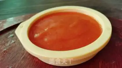 Make Tomato mousse cake step 3