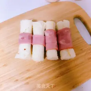 Make Bacon toast and eggcake step 7