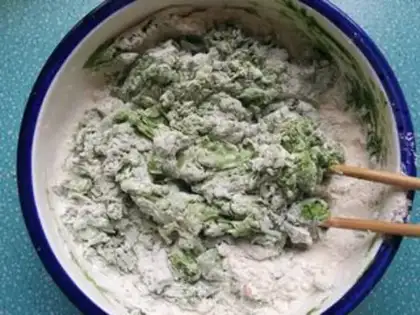 Make Spicy spinach noodles step 5