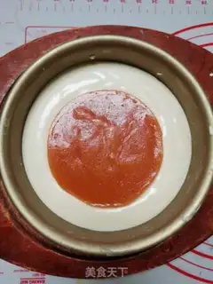 Make Tomato mousse cake step 7