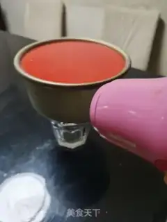 Make Tomato mousse cake step 9
