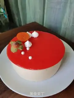 Make Tomato mousse cake step 10