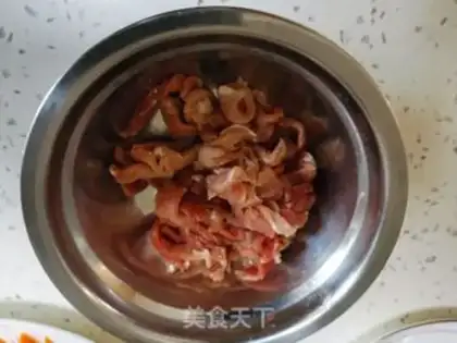 Make Sausage apricot mushroom step 3