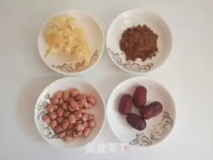 Make Silver-ear peanut-tree soup step 0