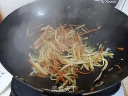 Make Sausage apricot mushroom step 9