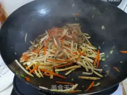 Make Sausage apricot mushroom step 10