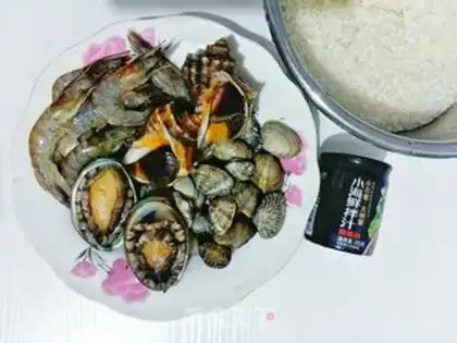 Make Abalone snail seafood step 0