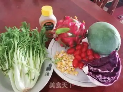 Make Vegetable fruit salad step 0