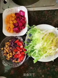 Make Vegetable fruit salad step 1
