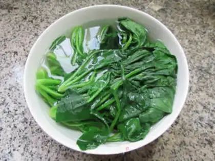 Make Silver ear spinach step 3