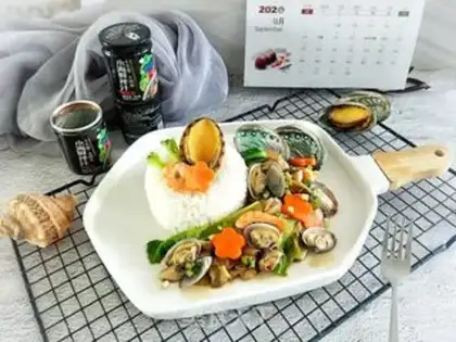 Make Abalone snail seafood step 13