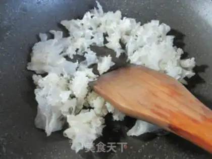 Make Silver ear spinach step 5