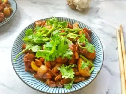 Make A home free plate chicken step 8