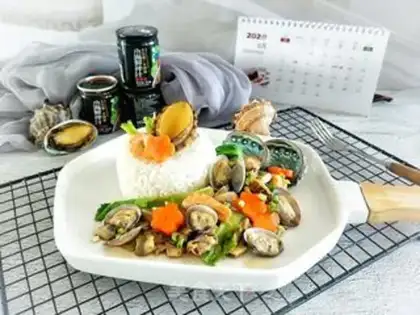 Make Abalone snail seafood step 18
