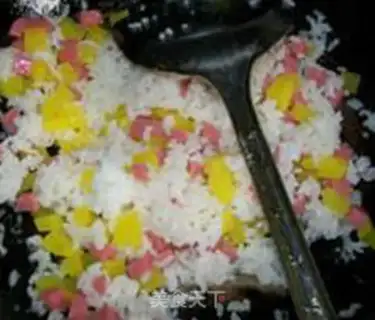 Make Big radish fried rice step 4