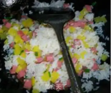 Make Big radish fried rice step 5