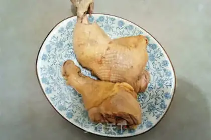 Make The cold hand tore the chicken step 4