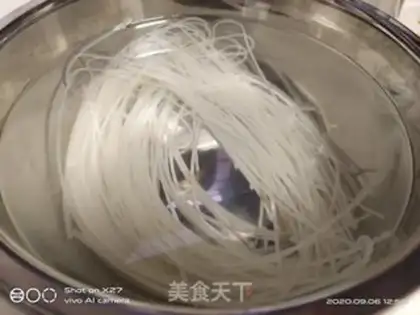 Make Meat and rice powder step 1