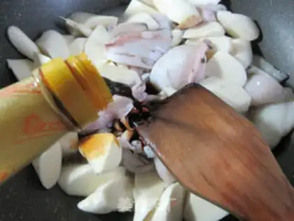 Make The squid burns white step 6