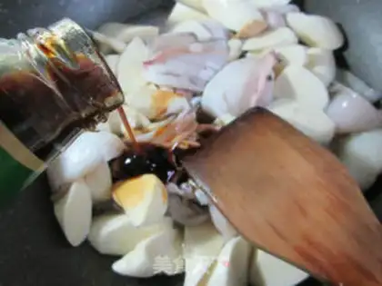 Make The squid burns white step 7