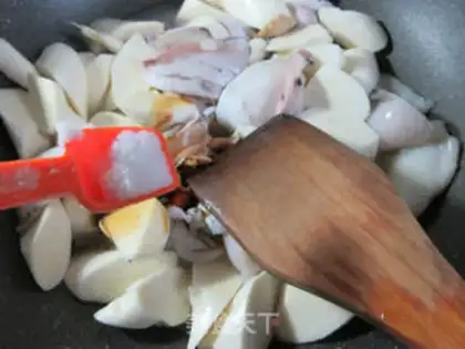 Make The squid burns white step 8