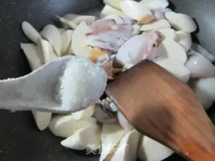 Make The squid burns white step 9