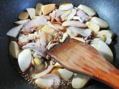 Make The squid burns white step 10