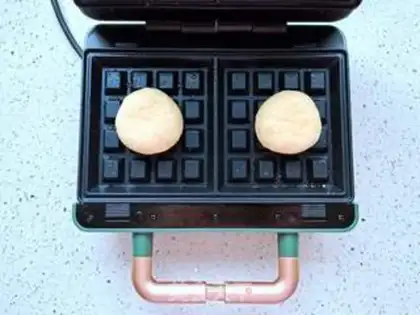 Make Chestnut waffles step 10