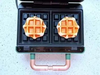 Make Chestnut waffles step 11