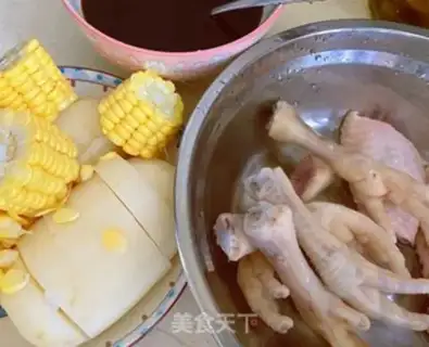 Make Chicken wings and claws step 1