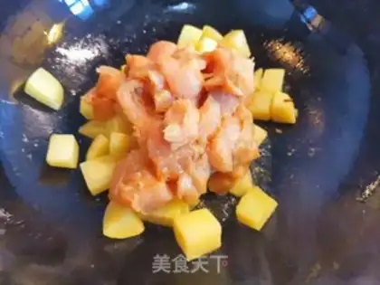 Make Pyramid chickens with potatoes step 5