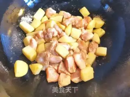 Make Pyramid chickens with potatoes step 6