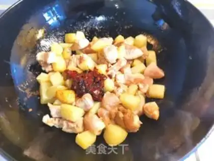 Make Pyramid chickens with potatoes step 7