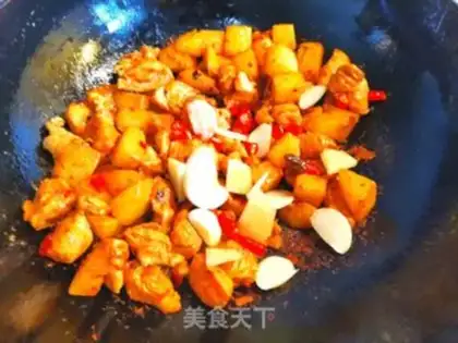 Make Pyramid chickens with potatoes step 8