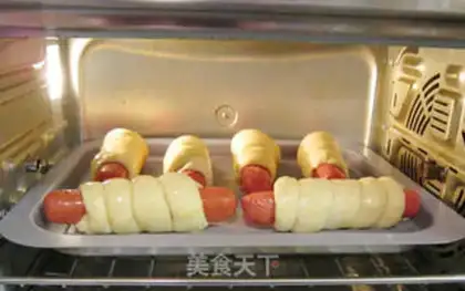 Make Hot dog rolls step 9