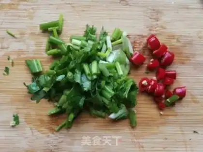 Make Porridge chicken noodles step 4