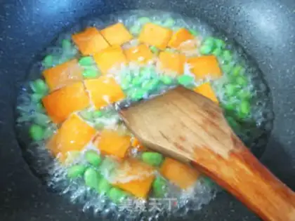 Make Beans and pumpkins step 4