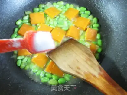 Make Beans and pumpkins step 5