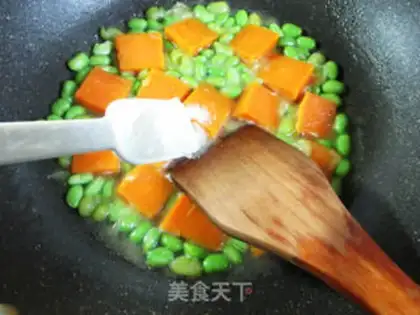 Make Beans and pumpkins step 6