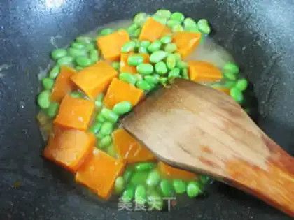 Make Beans and pumpkins step 7
