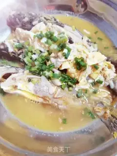 Make Yellowfish egg soup step 6
