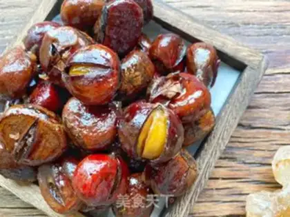 Make Homemade sugar fried chestnuts step 4