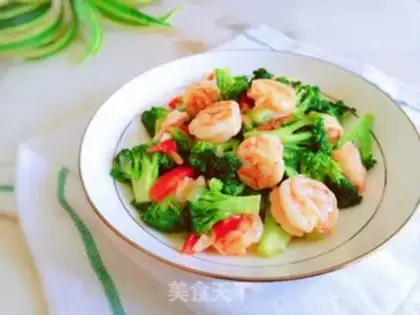 Make Shrimp fried broccoli step 12