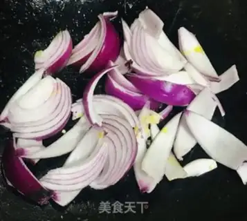 Make Onion fried liver step 2