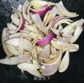 Make Onion fried liver step 3