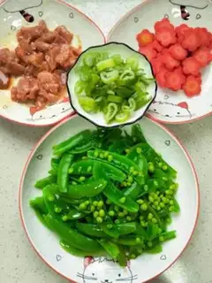 Make ♪ Blue radish sweet beans ♪ step 3