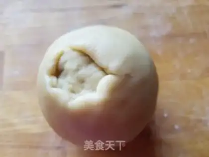 Make Two yellow lotion mooncakes step 9