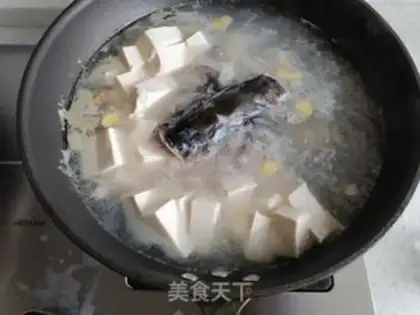 Make Fish tofu soup step 3